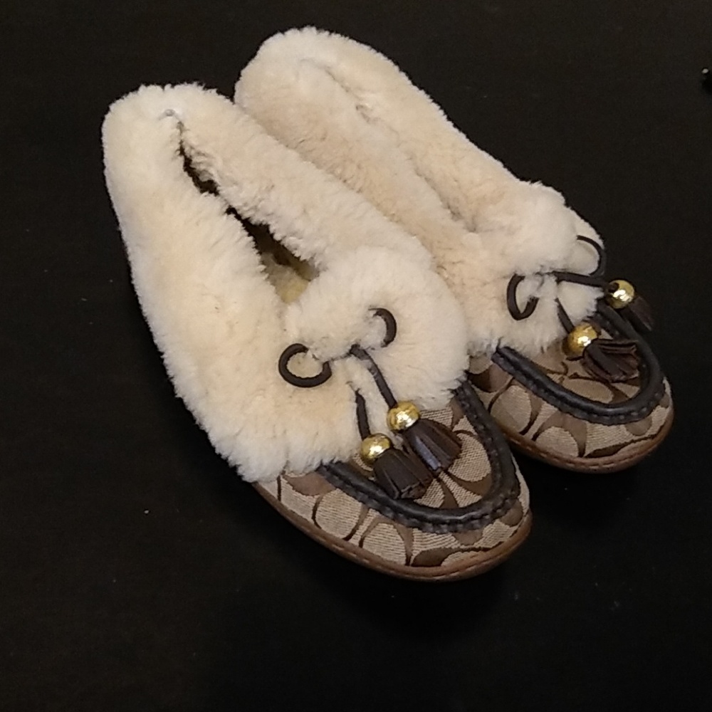Coach super cute moccasins